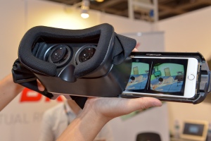 A hit at the show is the virtual reality 3D sex toy with hand held controller and smartphone app from BKK Hong Kong